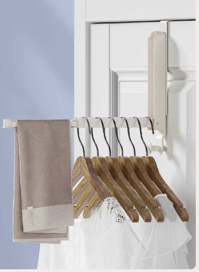 Intrekbare Wasdrooghanger voor Aan de Deur